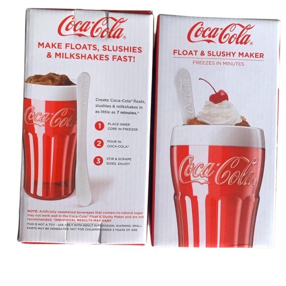 Coca-Cola Float & Slushy Maker Set of 2 NEW in Box - Picture 4 of 6